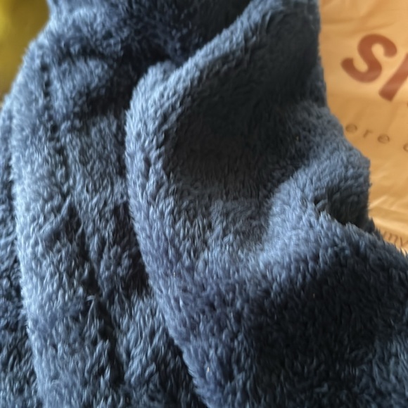 Navy pair of Snuggs Cozy Socks - Picture 2 of 2